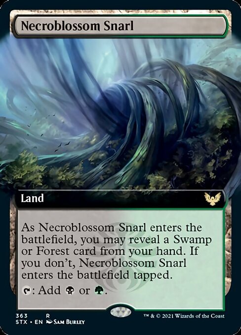 Necroblossom Snarl (Extended) [Strixhaven: School of Mages] | Event Horizon Hobbies CA