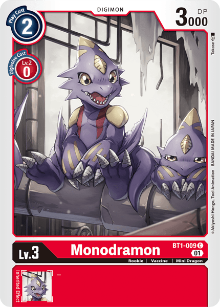 Monodramon [BT1-009] (Alternative Art) [Starter Deck: Gallantmon] | Event Horizon Hobbies CA