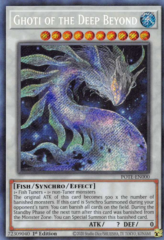 Ghoti of the Deep Beyond [POTE-EN000] Secret Rare | Event Horizon Hobbies CA