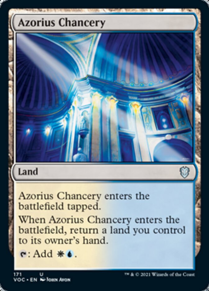 Azorius Chancery [Innistrad: Crimson Vow Commander] | Event Horizon Hobbies CA