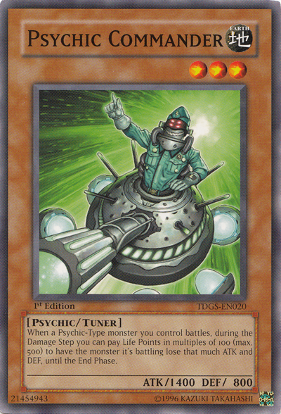 Psychic Commander [TDGS-EN020] Common | Event Horizon Hobbies CA