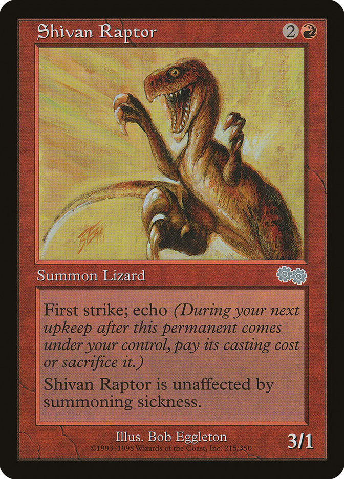 Shivan Raptor [Urza's Saga] | Event Horizon Hobbies CA