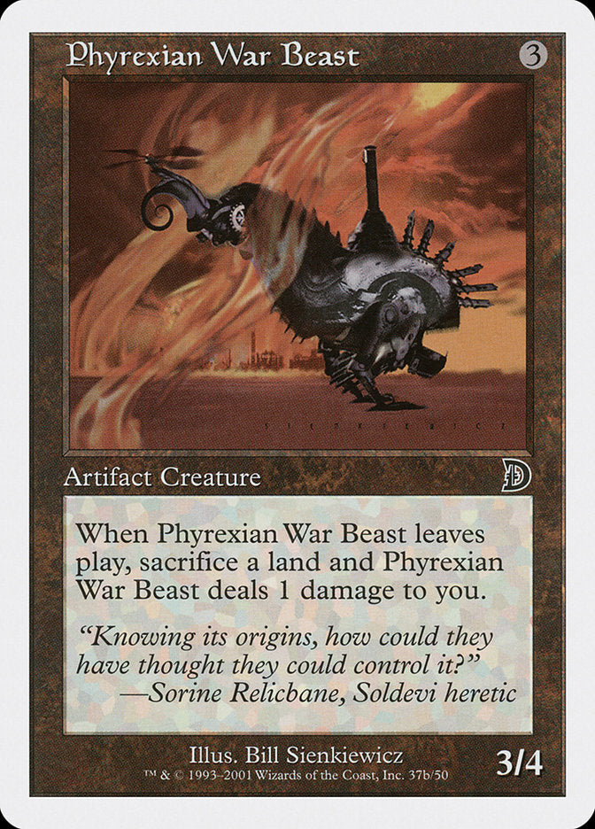 Phyrexian War Beast (Signature on Right) [Deckmasters] | Event Horizon Hobbies CA