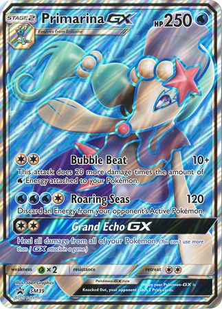 Primarina GX (SM39) (Jumbo Card) [Sun & Moon: Black Star Promos] | Event Horizon Hobbies CA