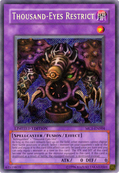 Thousand-Eyes Restrict [MC1-EN004] Secret Rare | Event Horizon Hobbies CA