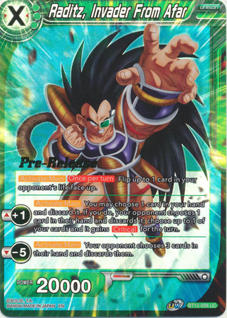 Raditz, Invader From Afar (BT12-058) [Vicious Rejuvenation Prerelease Promos] | Event Horizon Hobbies CA