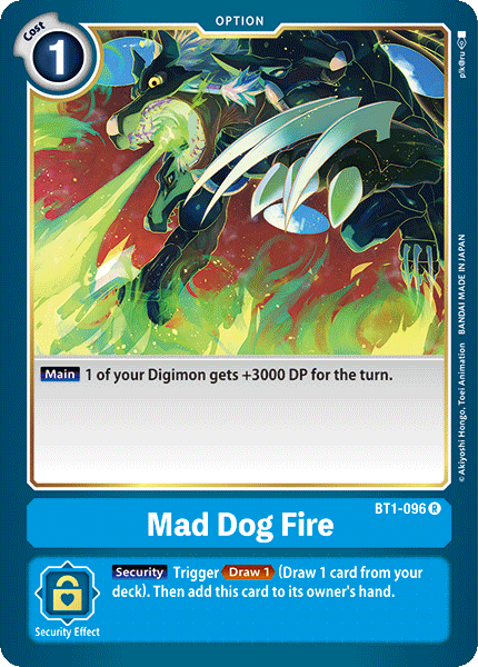 Mad Dog Fire [BT1-096] [Release Special Booster Ver.1.0] | Event Horizon Hobbies CA