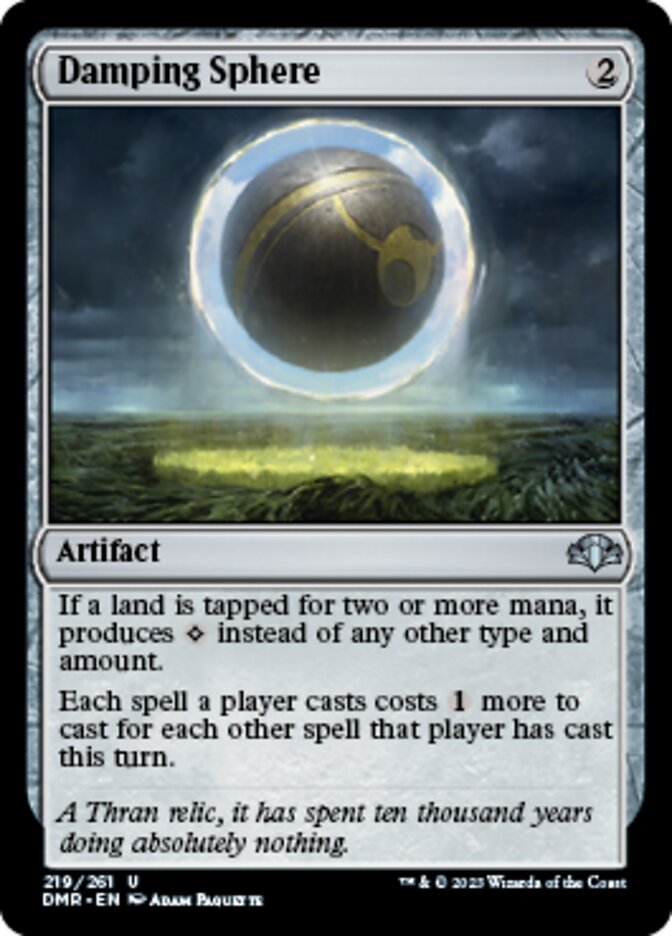 Damping Sphere [Dominaria Remastered] | Event Horizon Hobbies CA