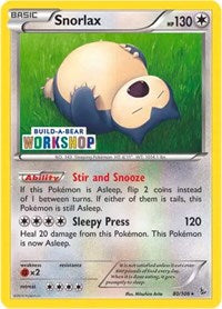 Snorlax (80/106) (Build-a-Bear Workshop Exclusive) [XY: Flashfire] | Event Horizon Hobbies CA