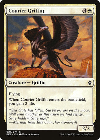 Courier Griffin [Battle for Zendikar] | Event Horizon Hobbies CA