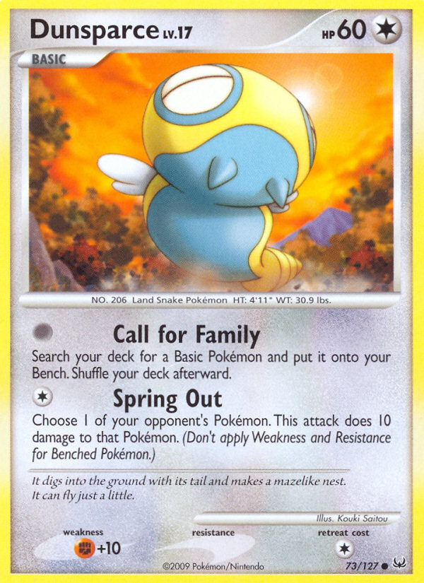 Dunsparce (73/127) [Platinum: Base Set] | Event Horizon Hobbies CA