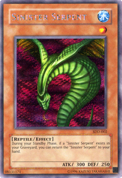 Sinister Serpent [SDD-002] Secret Rare | Event Horizon Hobbies CA