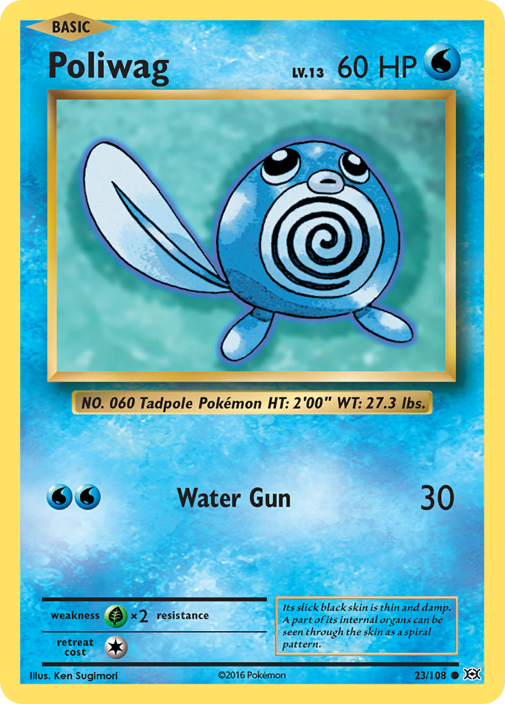 Poliwag (23/108) [XY: Evolutions] | Event Horizon Hobbies CA