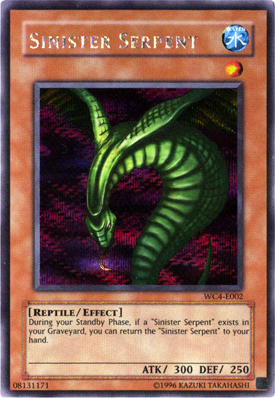 Sinister Serpent [WC4-E002] Prismatic Secret Rare | Event Horizon Hobbies CA