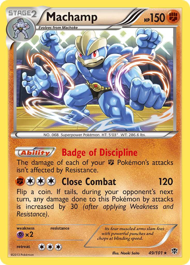 Machamp (49/101) [Black & White: Plasma Blast] | Event Horizon Hobbies CA