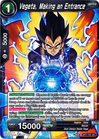 Vegeta, Making an Entrance (BT7-101) [Assault of the Saiyans] | Event Horizon Hobbies CA