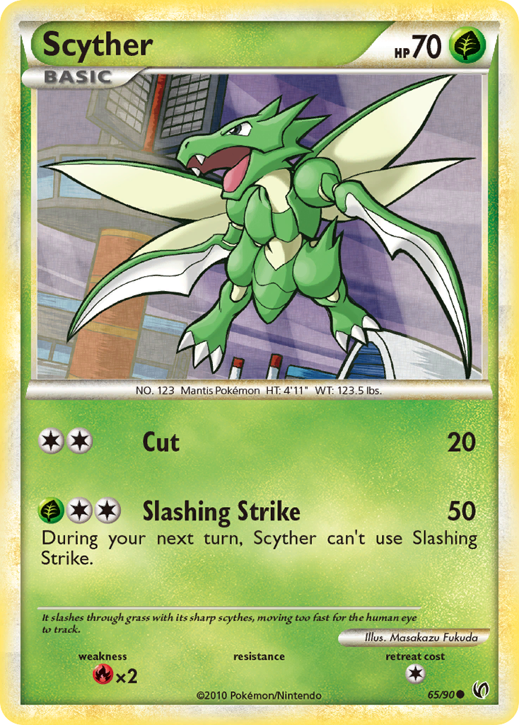 Scyther (65/90) [HeartGold & SoulSilver: Undaunted] | Event Horizon Hobbies CA