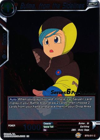 Bulma, from the Sidelines (BT6-011_PR) [Destroyer Kings Prerelease Promos] | Event Horizon Hobbies CA