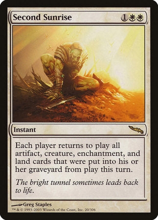 Second Sunrise [Mirrodin] | Event Horizon Hobbies CA