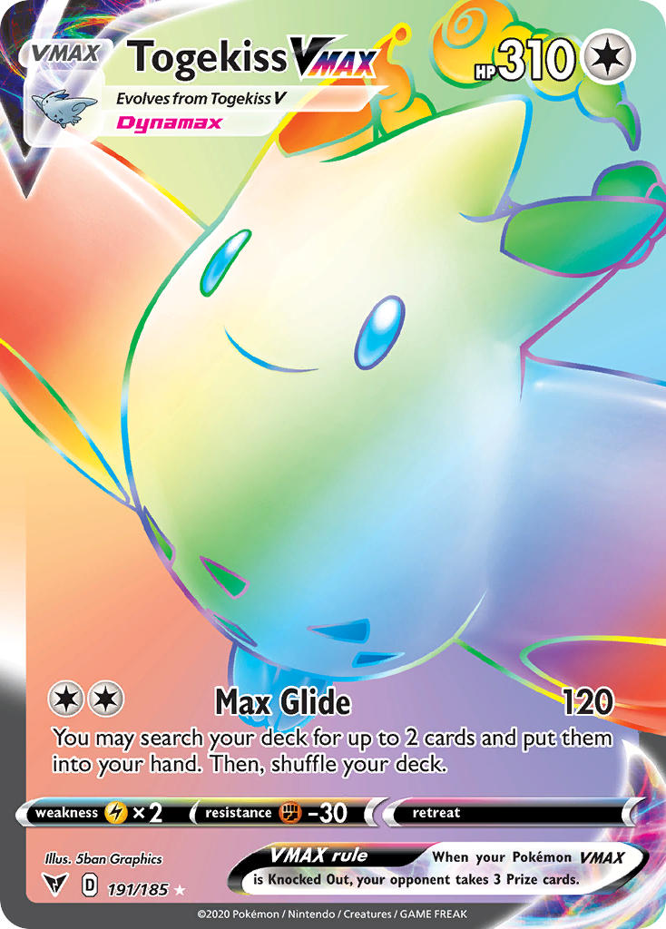 Togekiss VMAX (191/185) [Sword & Shield: Vivid Voltage] | Event Horizon Hobbies CA