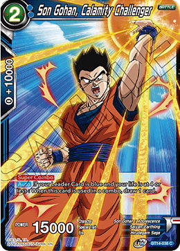 Son Gohan, Calamity Challenger (BT14-038) [Cross Spirits] | Event Horizon Hobbies CA