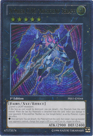 Number C102: Archfiend Seraph [PRIO-EN044] Ultimate Rare | Event Horizon Hobbies CA