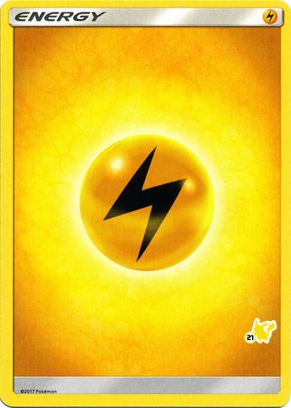 Lightning Energy (Pikachu Stamp #21) [Battle Academy 2020] | Event Horizon Hobbies CA