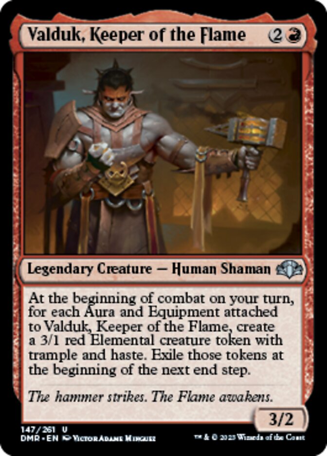 Valduk, Keeper of the Flame [Dominaria Remastered] | Event Horizon Hobbies CA