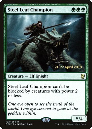 Steel Leaf Champion [Dominaria Promos] | Event Horizon Hobbies CA