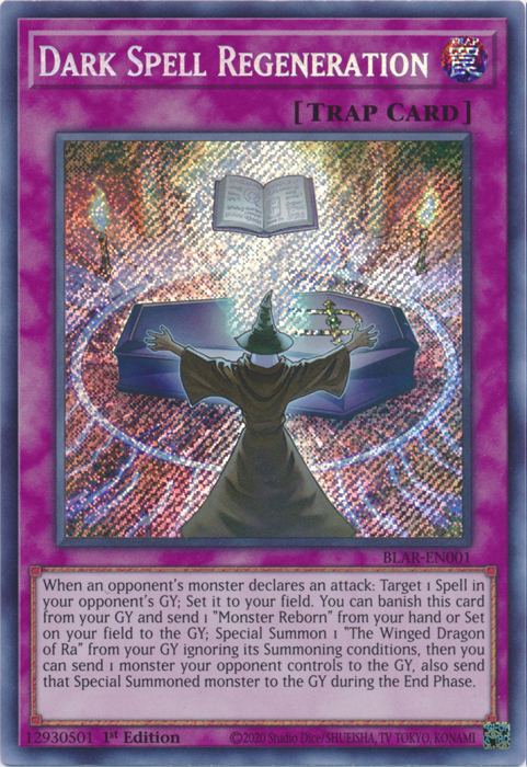 Dark Spell Regeneration [BLAR-EN001] Secret Rare | Event Horizon Hobbies CA