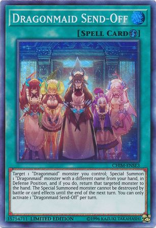 Dragonmaid Send-Off [CHIM-ENSE3] Super Rare | Event Horizon Hobbies CA