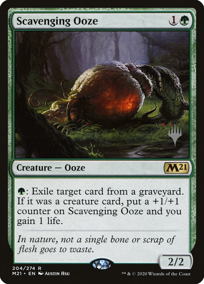 Scavenging Ooze (Promo Pack) [Core Set 2021 Promos] | Event Horizon Hobbies CA