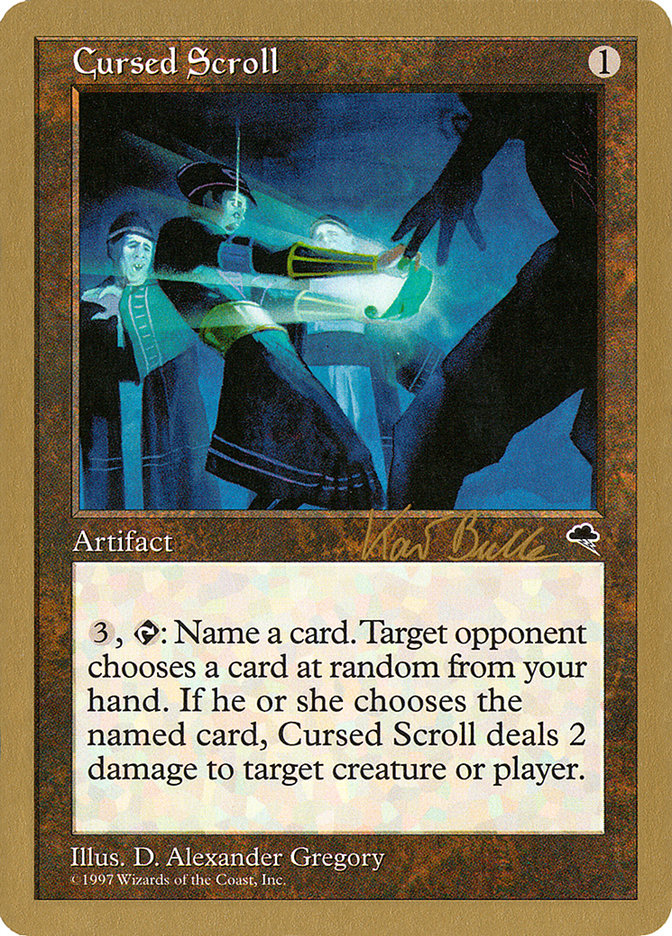 Cursed Scroll (Kai Budde) [World Championship Decks 1999] | Event Horizon Hobbies CA