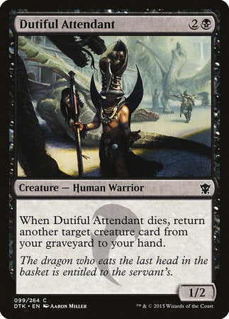 Dutiful Attendant [Dragons of Tarkir] | Event Horizon Hobbies CA