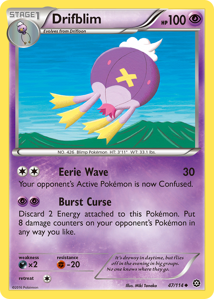 Drifblim (47/114) [XY: Steam Siege] | Event Horizon Hobbies CA