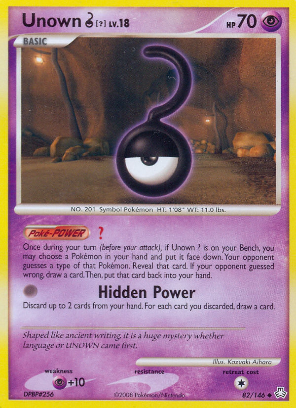 Unown ? (82/146) [Diamond & Pearl: Legends Awakened] | Event Horizon Hobbies CA