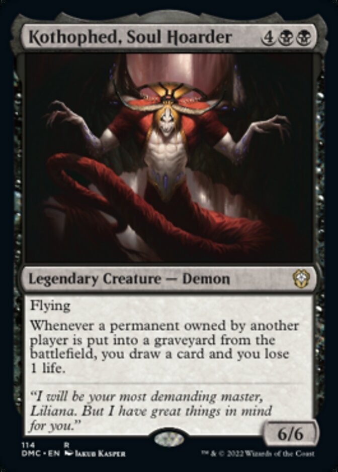 Kothophed, Soul Hoarder [Dominaria United Commander] | Event Horizon Hobbies CA