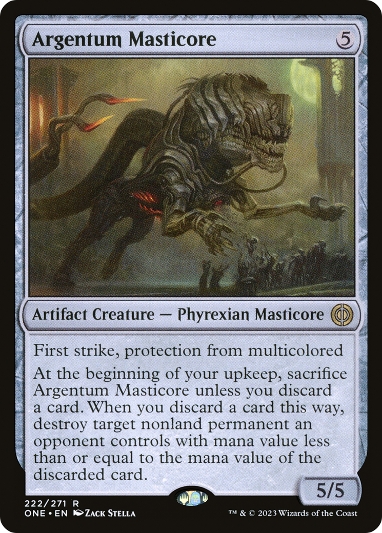 Argentum Masticore [Phyrexia: All Will Be One] | Event Horizon Hobbies CA