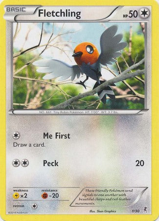 Fletchling (1/30) [XY: Trainer Kit 1 - Bisharp] | Event Horizon Hobbies CA