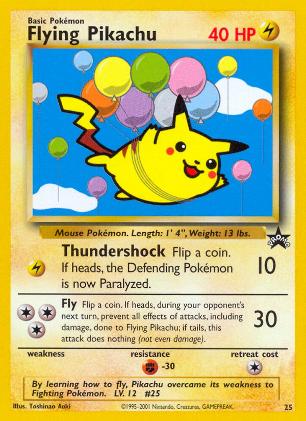 Flying Pikachu (25) [Wizards of the Coast: Black Star Promos] | Event Horizon Hobbies CA