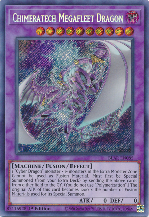 Chimeratech Megafleet Dragon [BLAR-EN085] Secret Rare | Event Horizon Hobbies CA