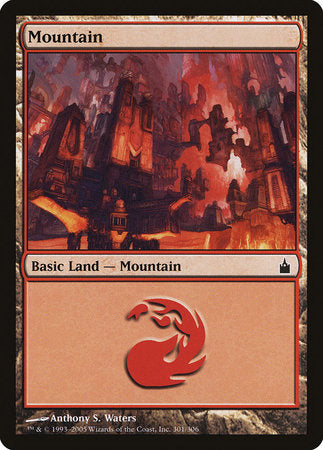 Mountain (301) [Ravnica: City of Guilds] | Event Horizon Hobbies CA