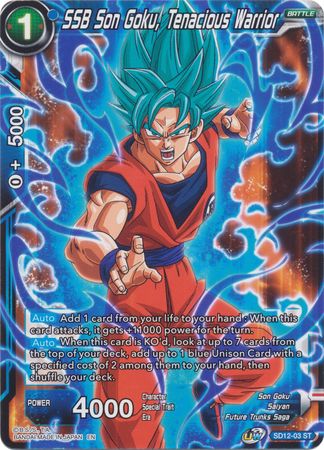 SSB Son Goku, Tenacious Warrior (Starter Deck - Spirit of Potara) (SD12-03) [Rise of the Unison Warrior] | Event Horizon Hobbies CA