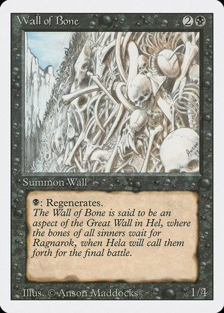 Wall of Bone [Revised Edition] | Event Horizon Hobbies CA