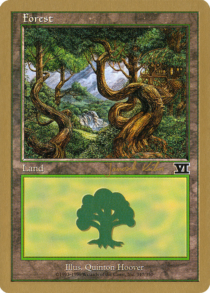 Forest (jk347) (Janosch Kuhn) [World Championship Decks 2000] | Event Horizon Hobbies CA