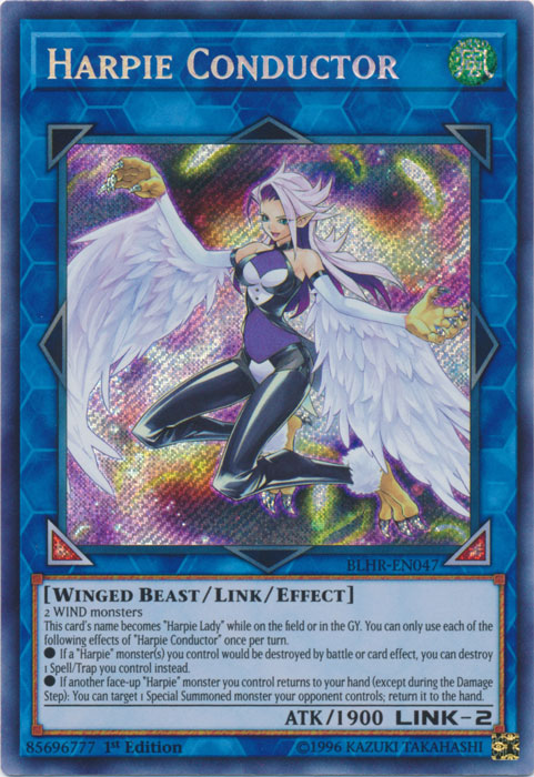 Harpie Conductor [BLHR-EN047] Secret Rare | Event Horizon Hobbies CA