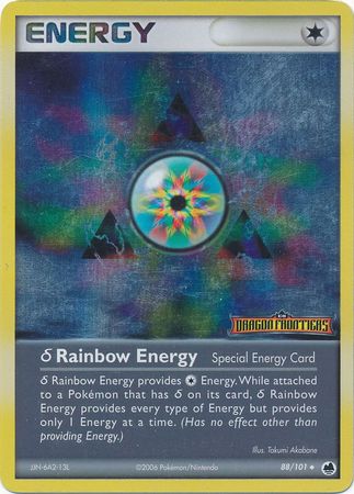 Rainbow Energy (88/101)(Delta Species) (Stamped) [EX: Dragon Frontiers] | Event Horizon Hobbies CA