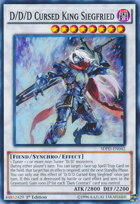 D/D/D Cursed King Siegfried [SDPD-EN042] Super Rare | Event Horizon Hobbies CA