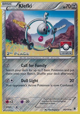 Klefki (66/119) (League Promo 2nd Place) [XY: Phantom Forces] | Event Horizon Hobbies CA