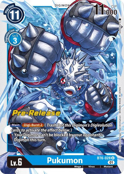 Pukumon [BT6-028] [Double Diamond Pre-Release Cards] | Event Horizon Hobbies CA